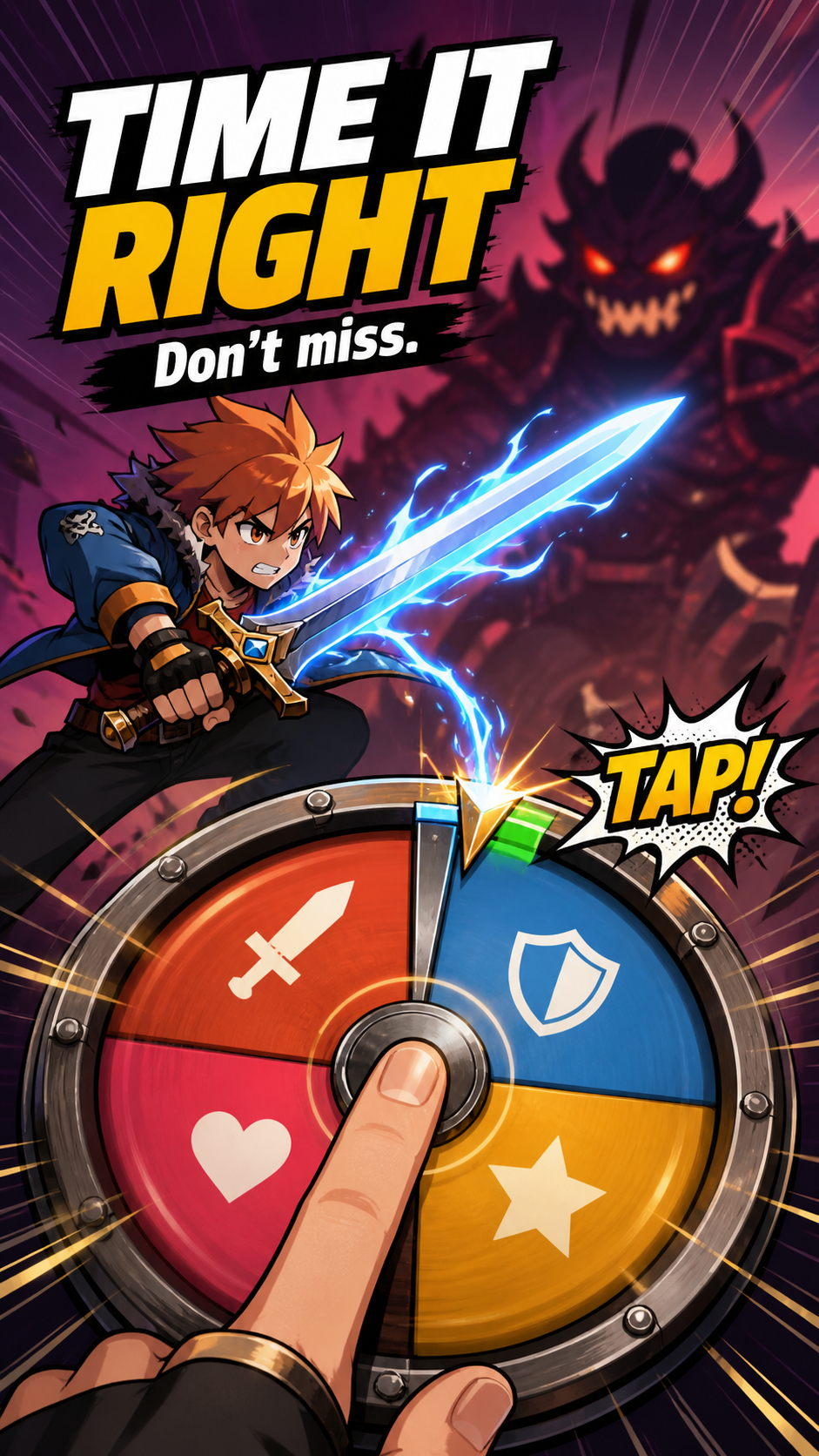 The wheel spinning during combat